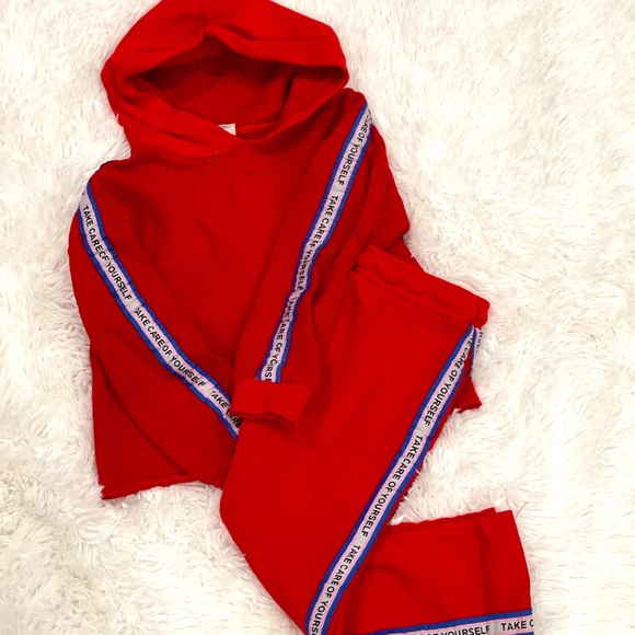 Zara Matching Sets Zara Girls Sweatsuit Outfit Sz 7 Poshmark